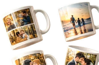 Personalised photo mug with printed picture